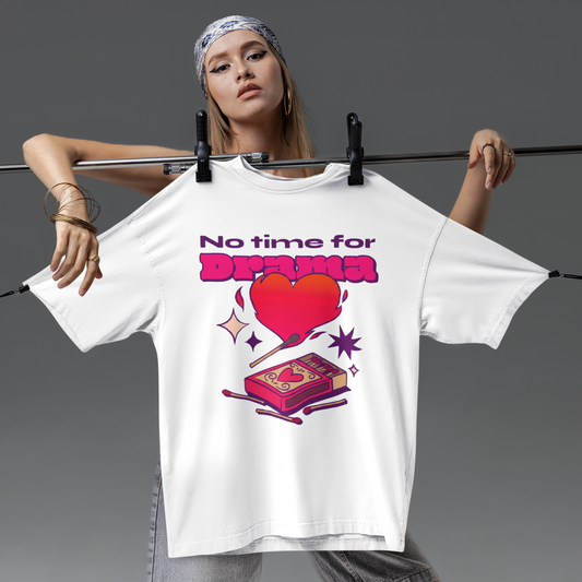 No Time For Drama Valentine's Graphic Tee