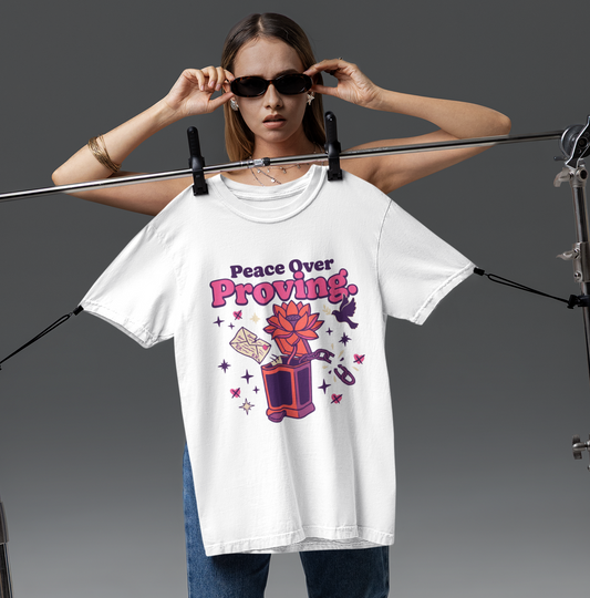 peace over proving tee valentine