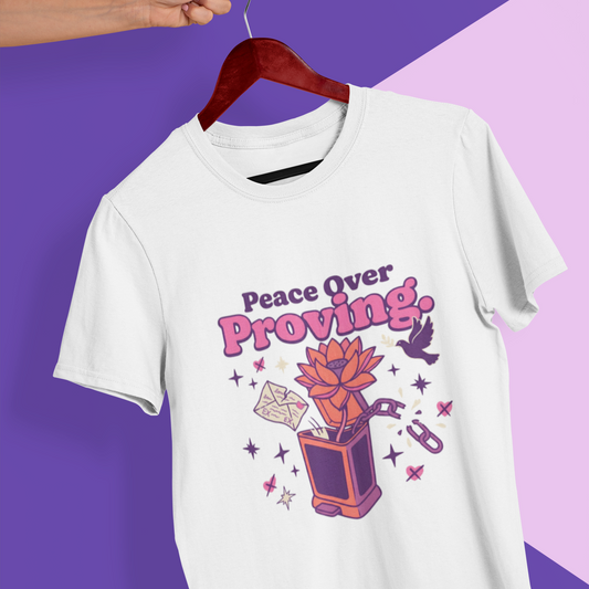 peace over proving tee valentine